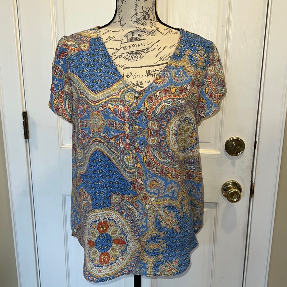 PHILOSOHY beautiful boho blouse pretty sleeve medium for spring